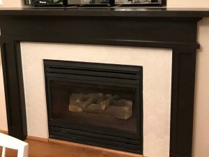 1014 Fireplace Mantel Surround Primed custom built to fit