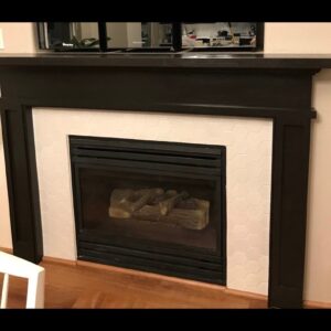1014 Fireplace Mantel Surround Primed custom built to fit