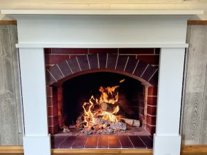 1010 Fireplace Mantel Primed White - custom built to fit