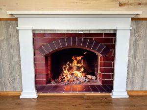 1004 Fireplace Mantle surround Primed White - built to fit