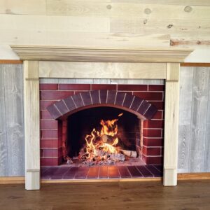 1008 Fireplace mantel surround paint grade built to fit