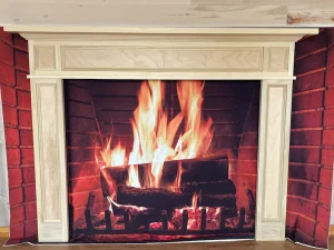 1003S Fireplace Mantel surround Unfinished built to fit
