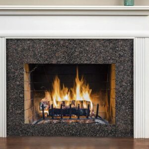 1017 Fireplace mantle Surround with Fluted Legs. Unfinished custom built to fit (Priming available)