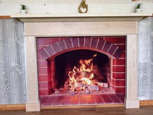 1022 Mantle Fireplace Surround P/G custom built to fit