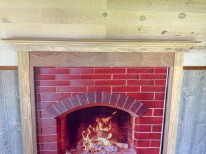 1011 Fireplace Mantel Surround Paintable Fluted Legs Handcrafted. Custom to fit