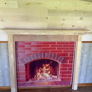 1011 Fireplace Mantel Surround Paintable Fluted Legs Handcrafted. Custom to fit